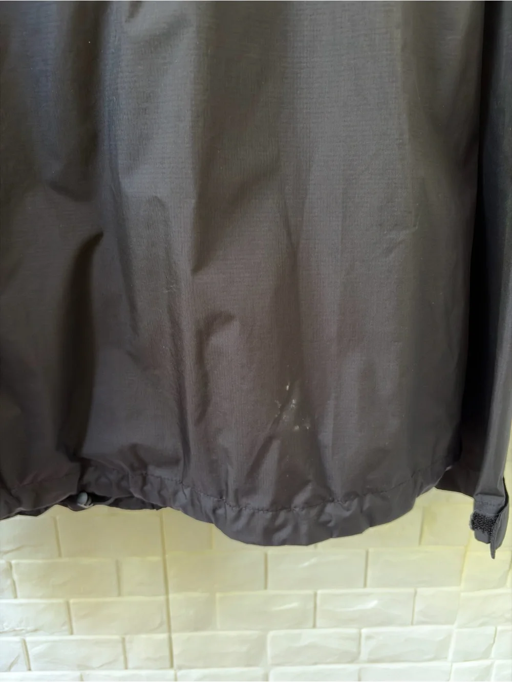 The North Face Black Hooded Rain Jacket